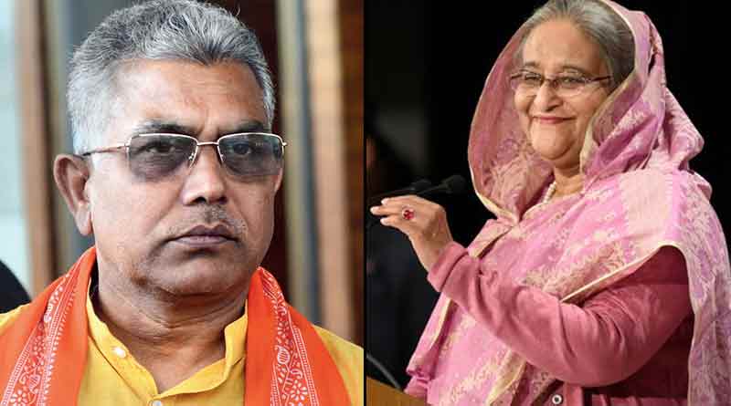 Dilip Ghosh in Bengali News: 'Sheikh Hasina CM of Bangladesh', says BJP leader Dilip Ghosh ।Sangbad Pratidin