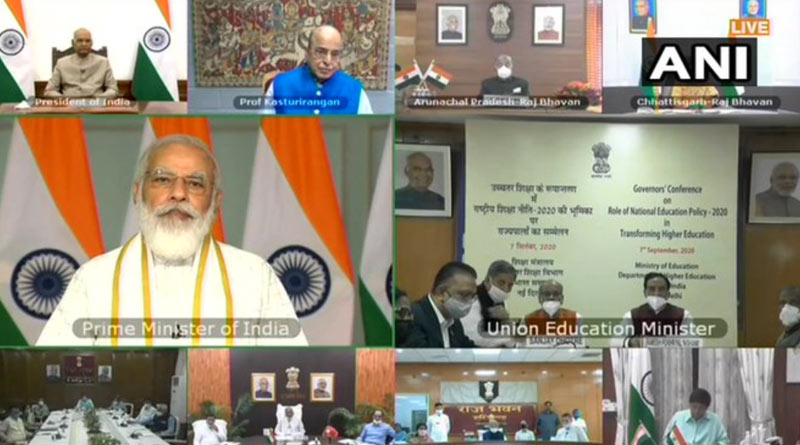 PM Modi stresses minimum govt interference in education policy