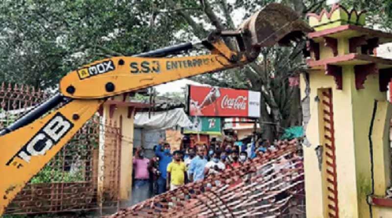 No decision taken on making wall or fencing at Melar Math at Vishva Bharati| Sangbad Pratidin