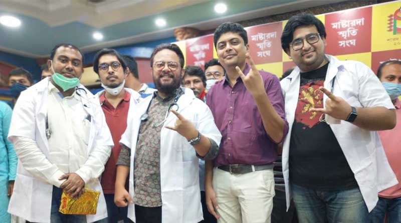 Kolkata Bengali news: 6 doctors make Durga Pujo theme song | Sangbad Pratidin