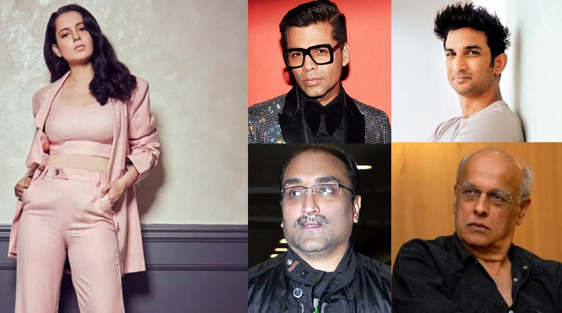Sushant Kangana Ranaut Karan Johar Aditya Chopra Mahesh Bhatt
