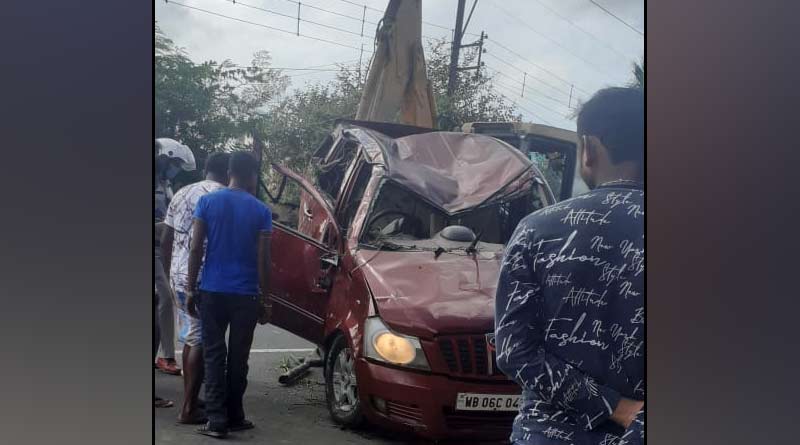 3 security guards of Arjun Singh injured in the accident | Sangbad Pratidin
