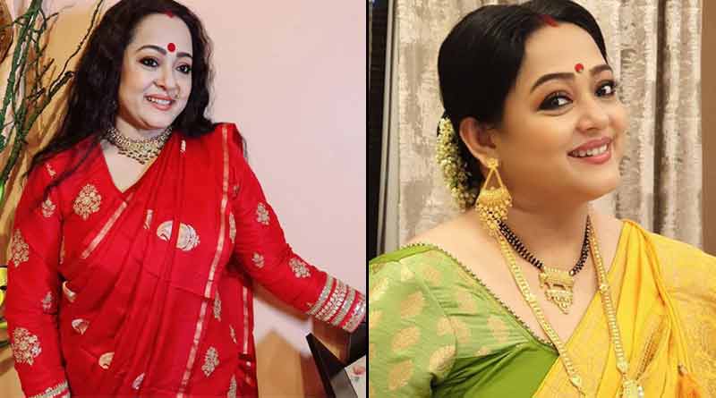 Actress Aparajita Adhya shares picture of goddess laxmi ।Sangbad Pratidin