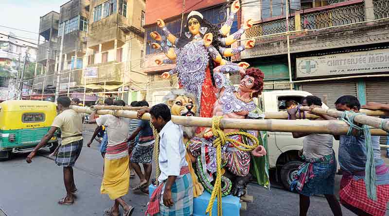 Met department predicts rain in Durga Puja this year | Sangbad Pratidin