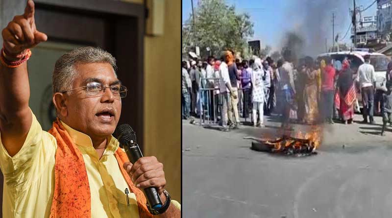 Dilip Ghosh attacks Police over mallarpur issue | Sangbad Pratidin