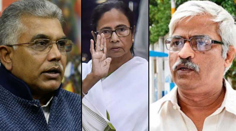 Sujan Chakraborty and Dilip Ghosh attacks Mamata Banerjee | Sangbad Pratidin