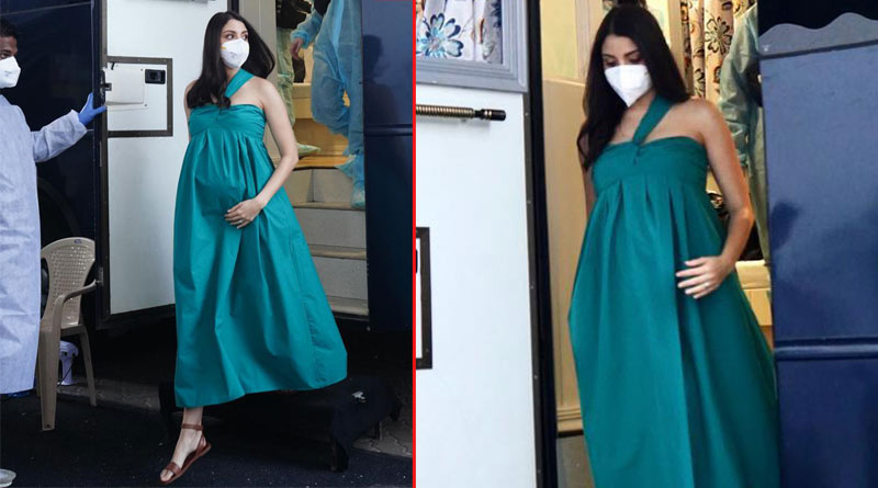 Pregnant Anushka Sharma glowing at shooting floor in Mumbai | Sangbad Pratidin