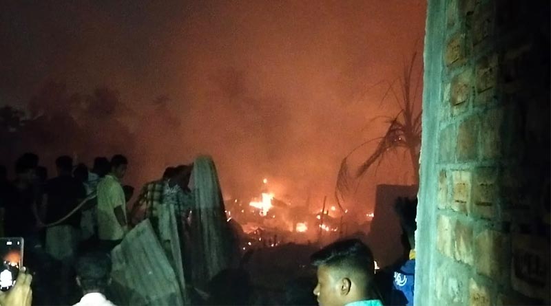 Massive fire broke out in Newtown ।Sangbad Pratidin