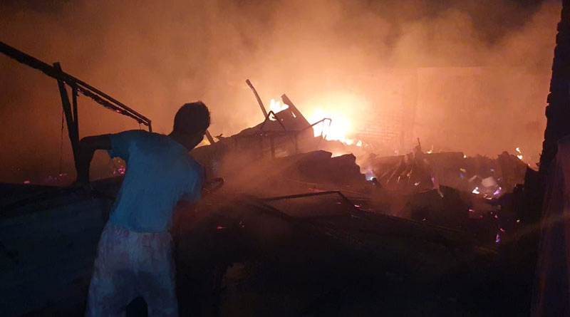 Massive fire broke out in minimum ten house in Asansol, died a person