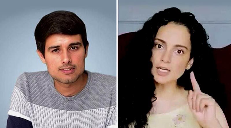 Bangla News of Kangana Ranaut: Bollywood actress slams YouTuber Dhruv Rathee for a viral video made by him | Sangbad Pratidin
