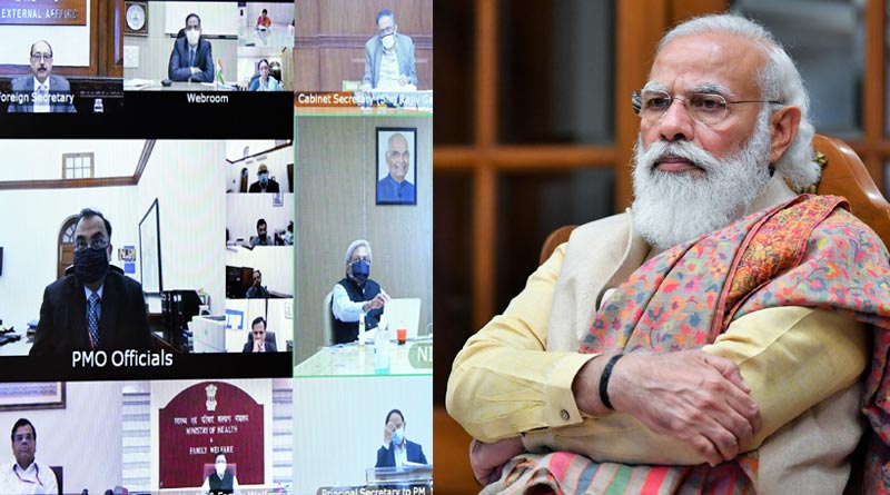 Ahead of COVID-19 vaccine rollout, PM Modi to hold virtual meeting with CMs of all states, UTs on Jan 11 | Sangbad Pratidin