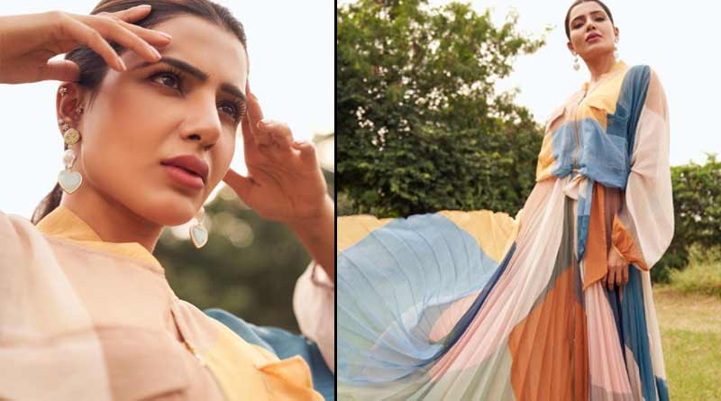 Samantha Akkineni Rs 27k colourful dress made of recycled plastic bottles ।Sangbad Pratidin
