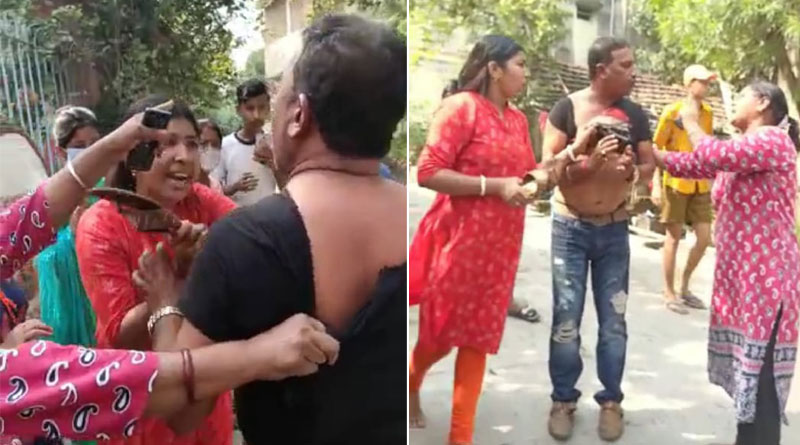 A TMC leader beaten up by mob in Rajarhat | Sangbad Pratidin