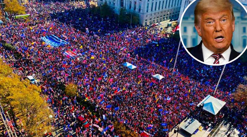 US Election 2020: Thousands rally behind Donald Trump demanding his win |Sangbad Pratidin