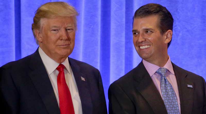Bengali News: Donald Trump Jr shows Jammu and Kashmir as separate from India in map to indicate dad's victory | Sangbad Pratidin
