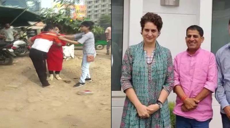 Sexual Harassment Case: Congress District President in Uttar Pradesh Thrashed by Women, viral video on social media | Sangbad Pratidin‌‌