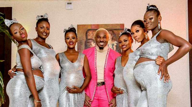 Bangla News of Nigeria man, who arrives at wedding with six pregnant lovers | Sangbad Pratidin