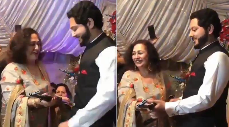 Pakistani Groom Receives AK-47 Rifle as Gift on Wedding Day, Video Goes Viral | Sangbad Pratidin