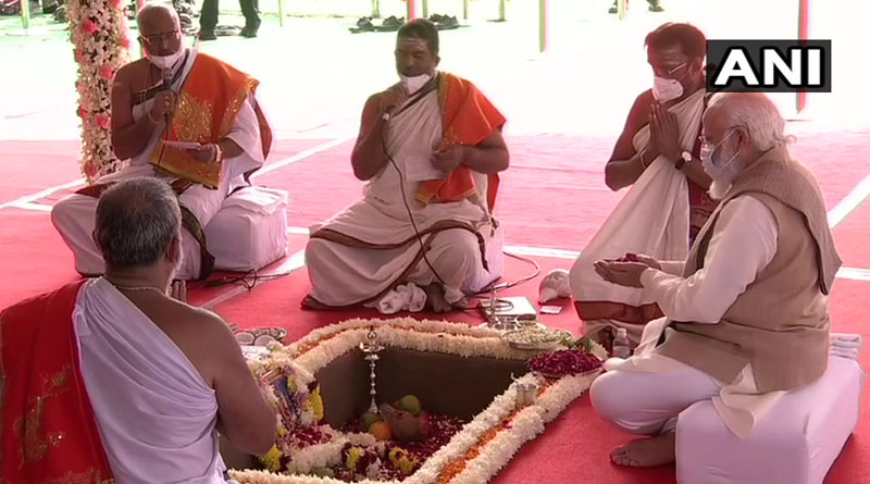 PM Modi lays foundation stone of New Parliament Building |Sangbad Pratidin