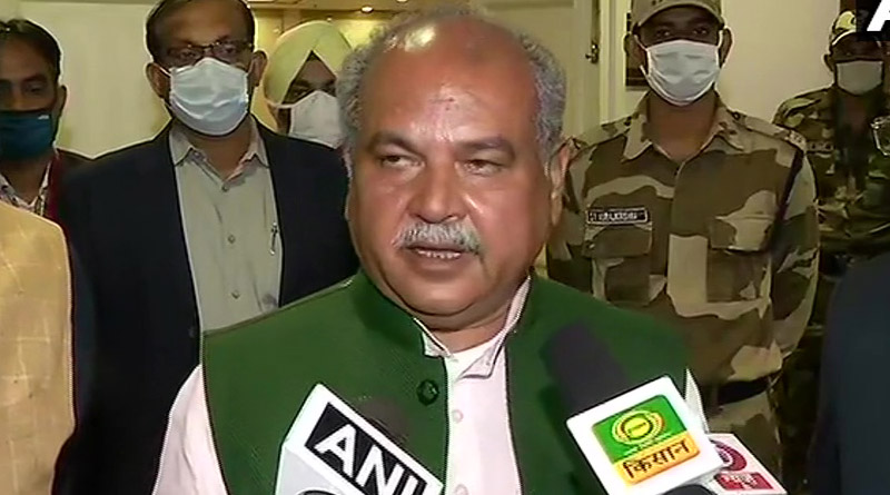 The farmers who met me today have supported the three farm laws: Narendra Singh Tomar। Sangbad Pratidin