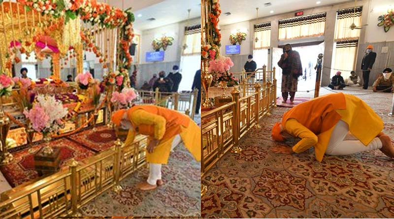 PM Narendra Modi suddenly visits Gurudwara Rakab Ganj Sahib | Sangbad Pratidin
