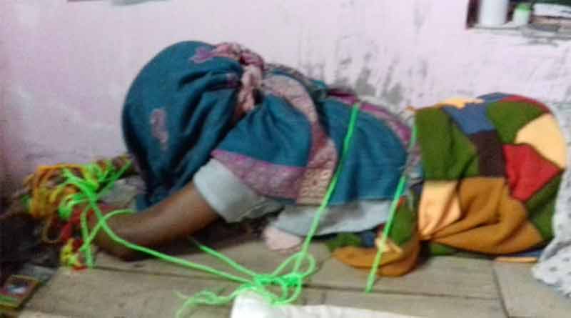 A man allegedly tortured by wife | Sangbad Pratidin