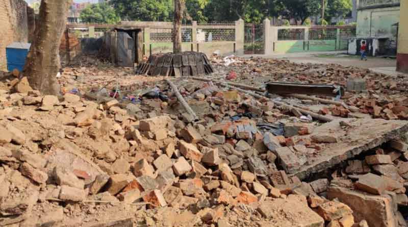 A school vanished in Maldah during pandemic situation ।Sangbad Pratidin