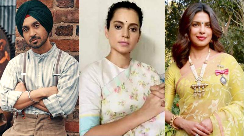 Kangana Ranaut slams Diljit Dosanjh and Priyanka Chopra on Twitter | Sangbad Pratidin