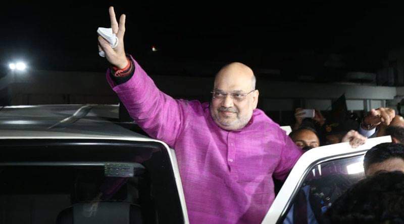 Union home minister Amit Shah reaches Kolkata ।Sangbad Pratidin
