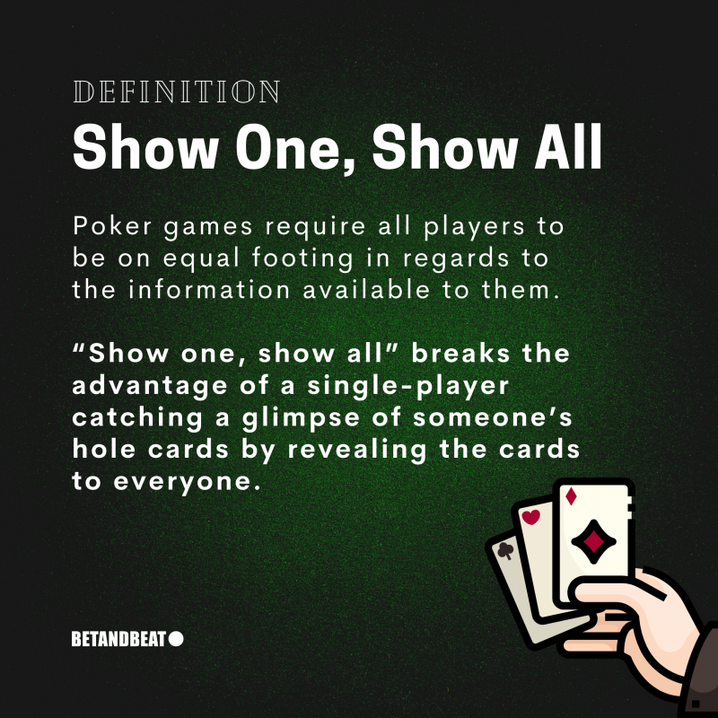 Show One Show All Poker Rule