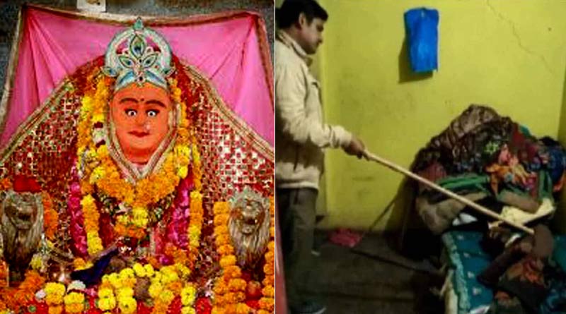 Thief falls asleep in Temple after stealing, because ‘It Was Too Cold’ outside | Sangbad Pratidin