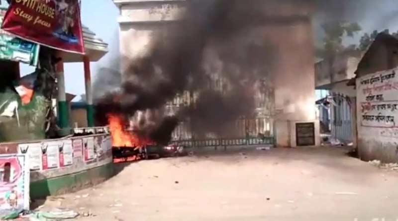 Clashes between TMCP and ABVP in Bajkul Milani Mahaviddyalaya ।Sangbad Pratidin