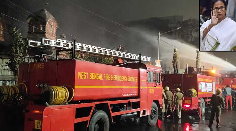 CM Mamata Banerjee assures help to Kolkata fire victims ।Sangbad Pratidin