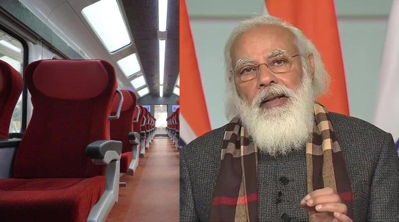PM Modi Flags off new Jana Satabdi Express in Gujrat | Sangbad Pratidin