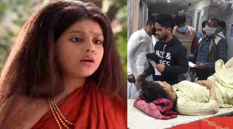 Child artist Adrija Mukherjee and her family met an accident at Hooghly on the way to Kalna| Sangbad Pratidin
