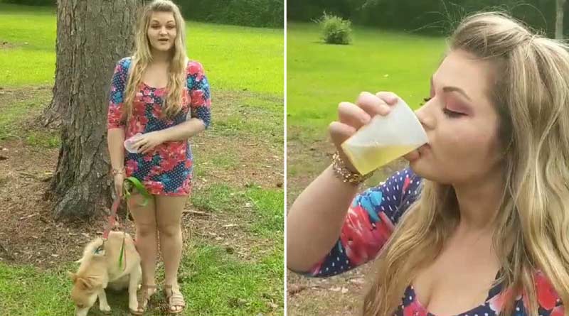 US Girl Drinks Dog’s urine for this reason| Sangbad Pratidin