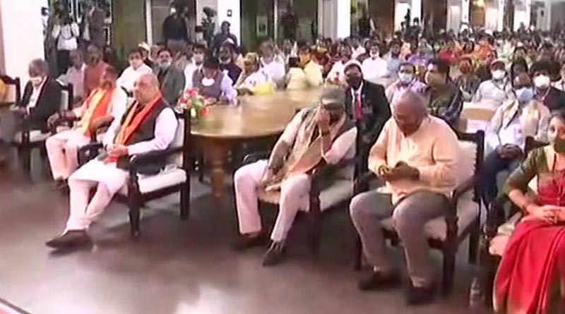 Union Home Minister Amit Shah attends 'Shauryanjali Program' at the National Library | Sangbad Pratidin