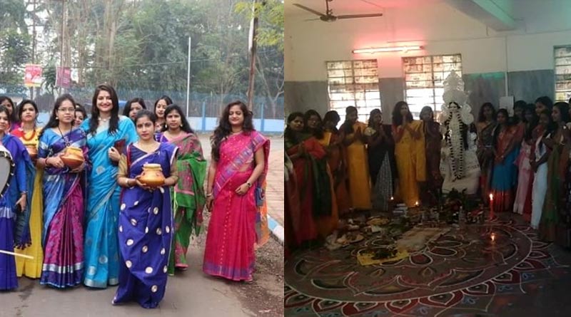 No exchange of gifts in hostels of Burdwan University at Saraswati Puja |SangbadPratidin