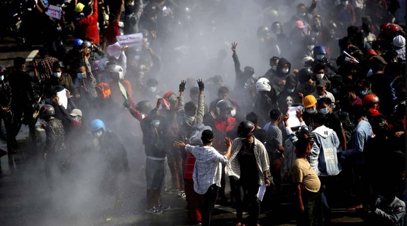 US "stands with people" after Myanmar army bans protest | Sangbad Pratidin