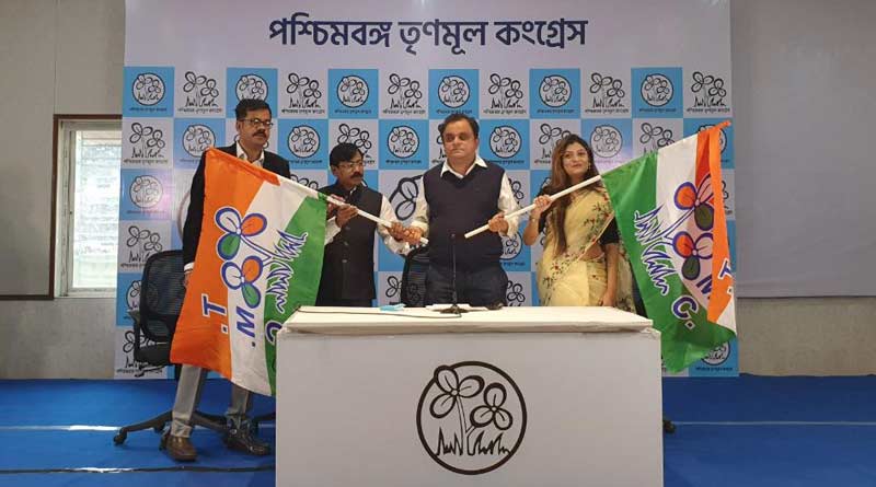 BJP leader Mukul Roy's brother-in-law joins TMC ।Sangbad Pratidin