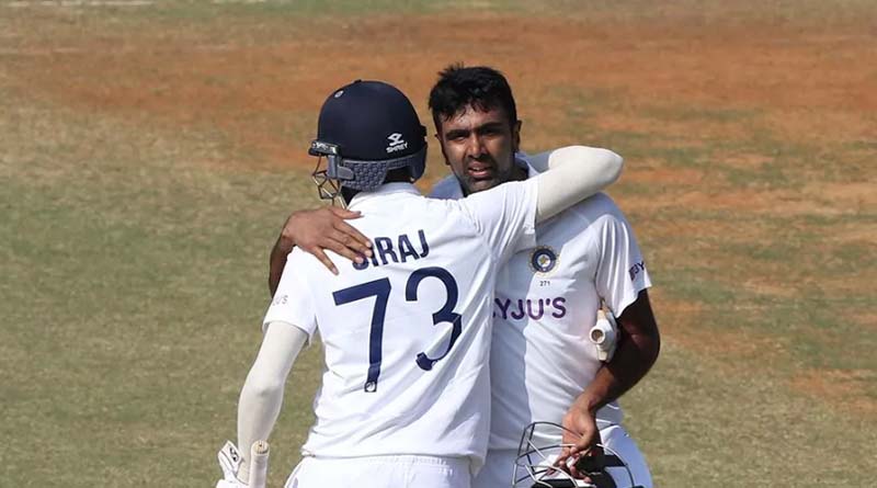 Mohammed Siraj's priceless reaction to R Ashwin's historic ton against England is all of us | Sangbad Pratidin
