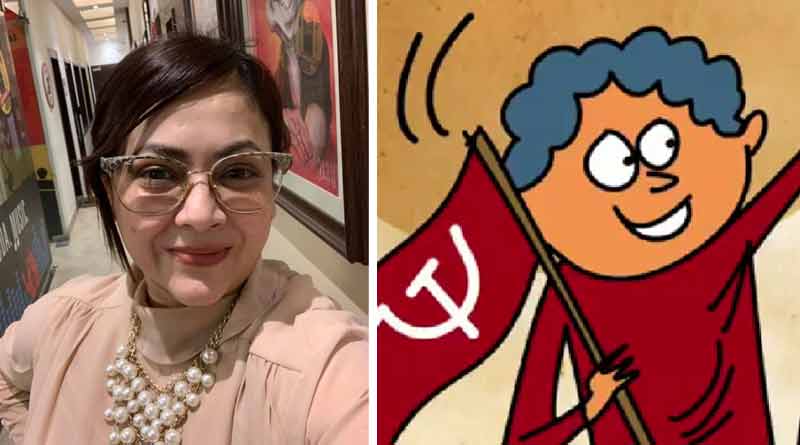 Srilekha Mitra shared CPM's Tumpa song | Sangbad Pratidin
