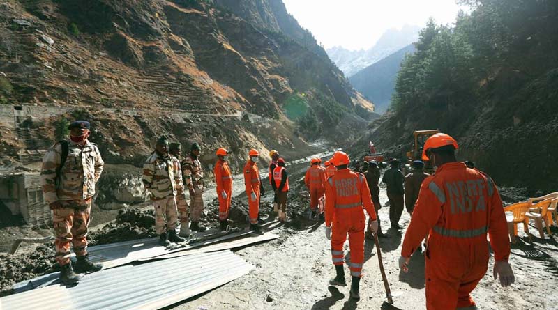 Uttarakhand: 32 bodies recovered, 206 persons missing; rescue efforts continue | Sangbad Pratidin