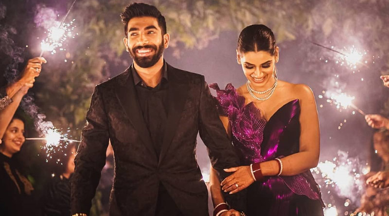 Indian pacer Jasprit Bumrah Shares Photos With Wife Sanjana Ganesan | Sangbad Pratidin