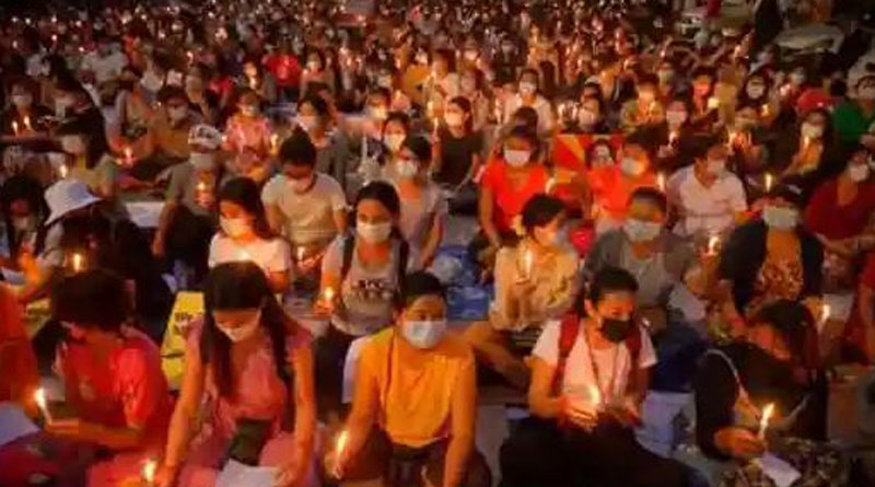 Myanmar protests: At least 12 killed as police open fire on sit-in | Sangbad Pratidin