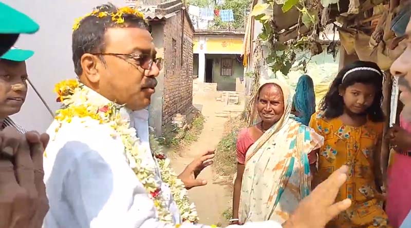 TMC candidate of Purshurah called his own party's MP and MLA corrupted । Sangbad Pratidin