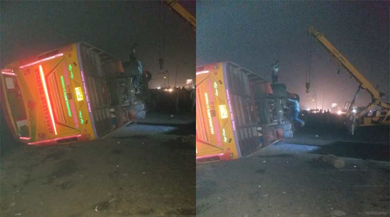 Accident in Howrah's Uluberia, 30 people injured | Sangbad Pratidin