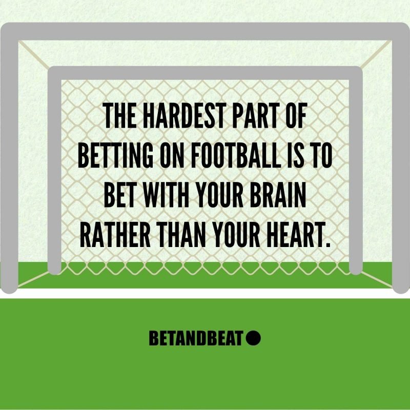 betting on football with your head