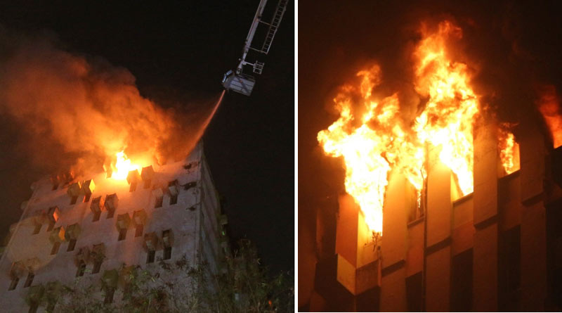 Massive fire at Eastern Rail's HQ at Strand Road, Atleast seven dead |SangbadPratidin