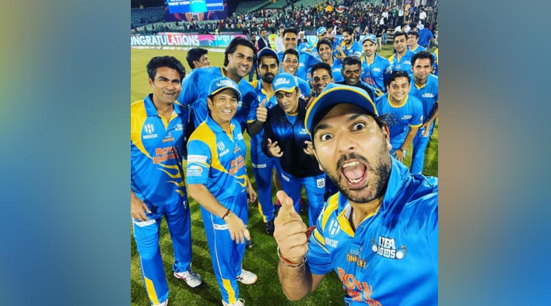 'Well done youngsters' - Yuvraj Singh lauds Tendulkar & Company as India Legends win Road Safety World Series | Sangbad Pratidin